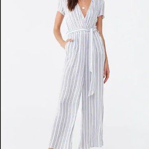 Forever 21 Striped Jumpsuit